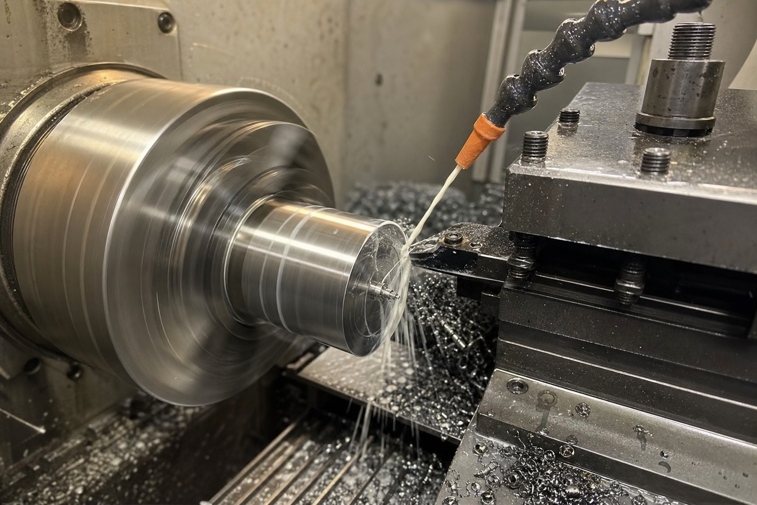 CNC machining in a modern production environment